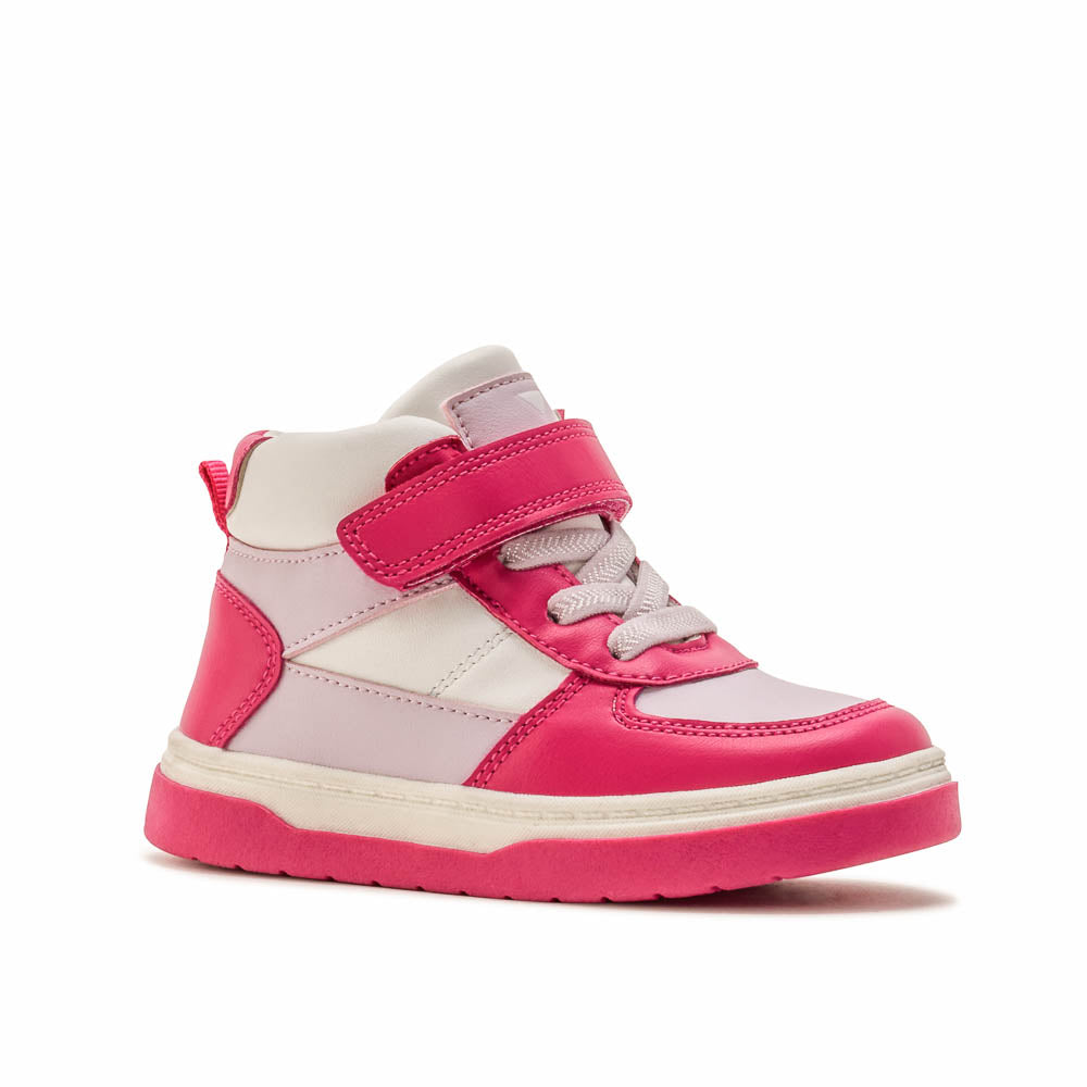 Pink and yellow tennis shoes best sale