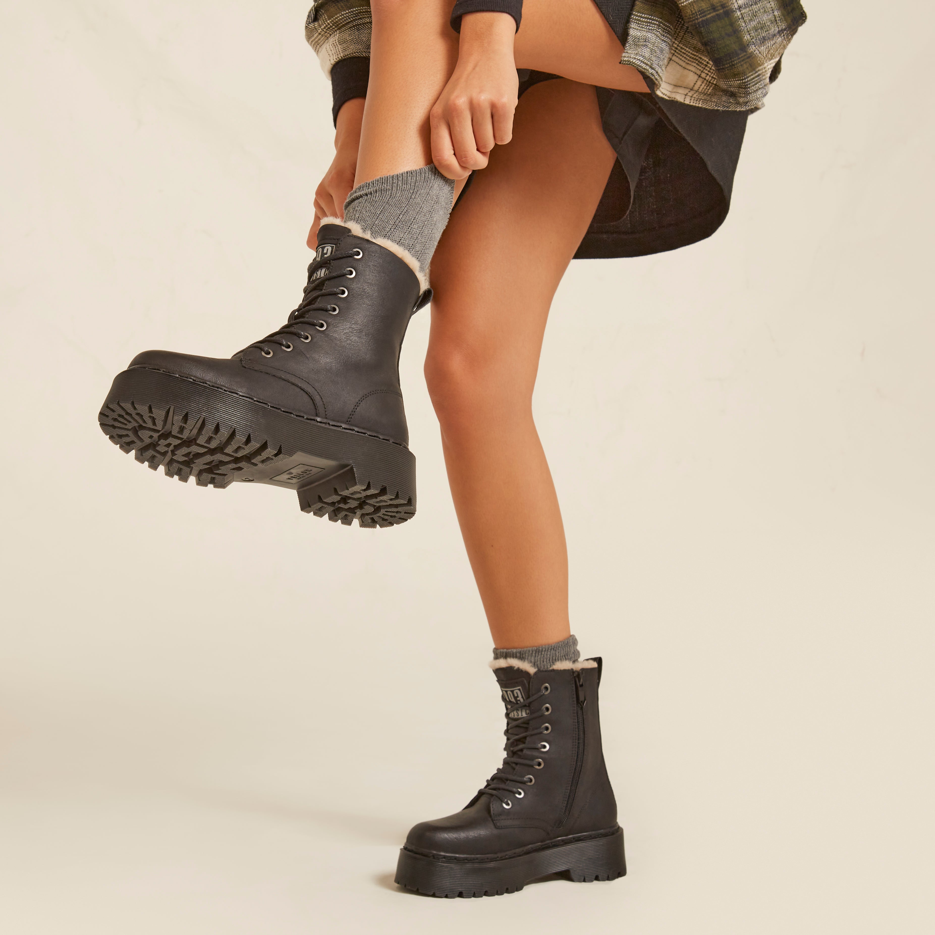 Low boots plateforme best sale