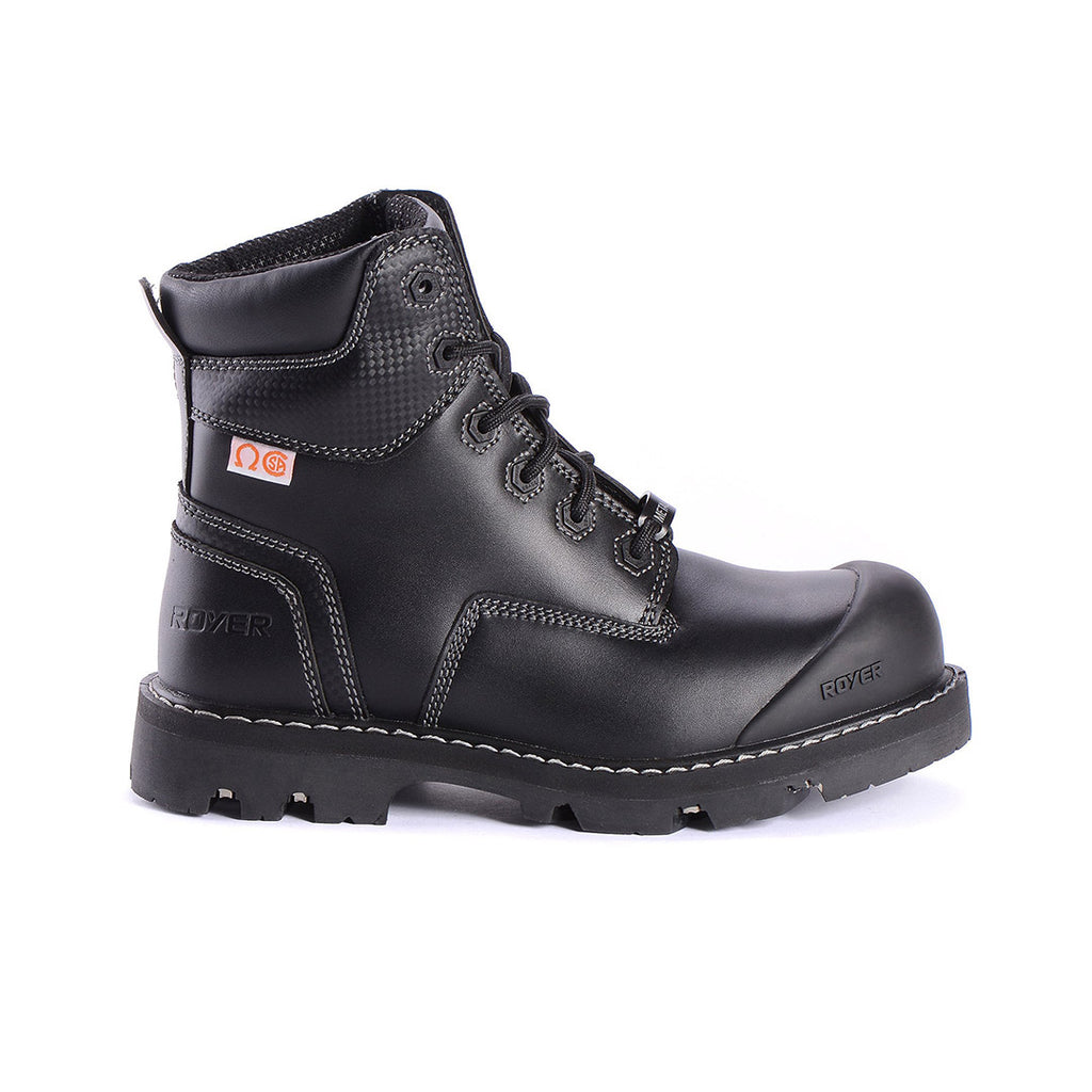 10-8470 Royer ROYER Black 102651-01 gender-mens type-security boots style-utility