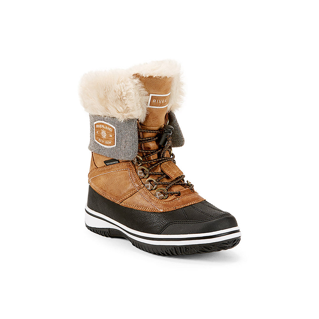 Yellow Shoes | Junior Kids Winter Boots | Freezia | 111764-31-freezia-2-Freezia-Junior Kids Winter Boots-Riverland-Yellow Shoes