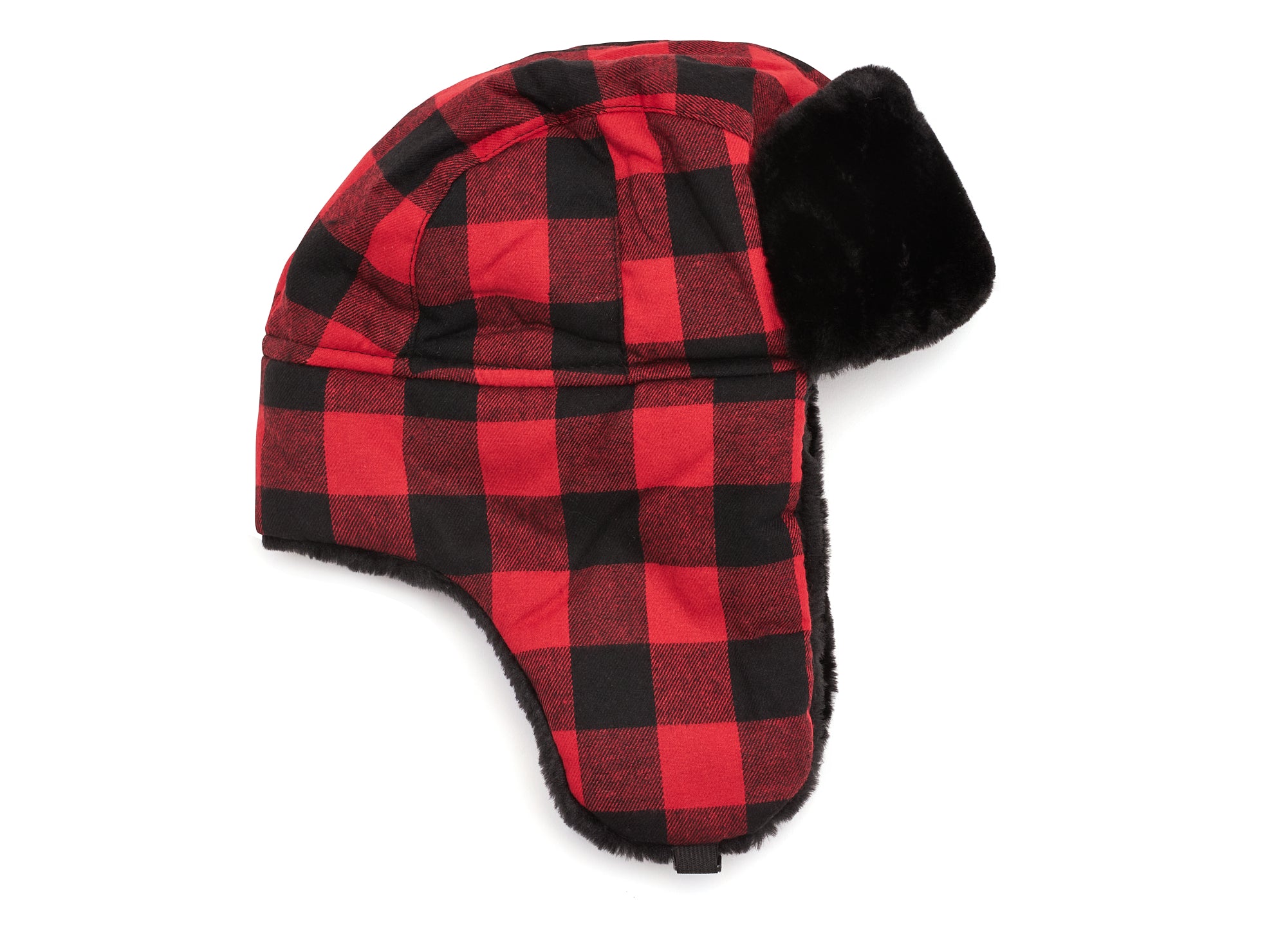 114432-53-BLACK-REDMENSTRAPPER-1_ca1d8d95-08b8-4e95-8d0e-d009868392f5-114431-55-Red/Black Men's Trapper Hat-Men's Hats | Accessories-Yellow-Yellow Shoes