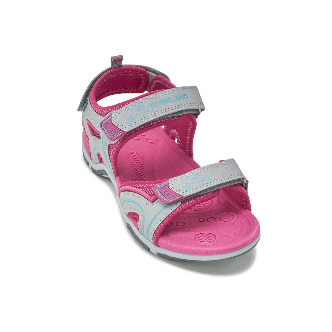 Yellow Shoes | Junior Kids Sandals | Vacances Jr | 114916-05-VACANCESJR-6-Vacances Jr-Junior Kids Sandals-Riverland-Yellow Shoes