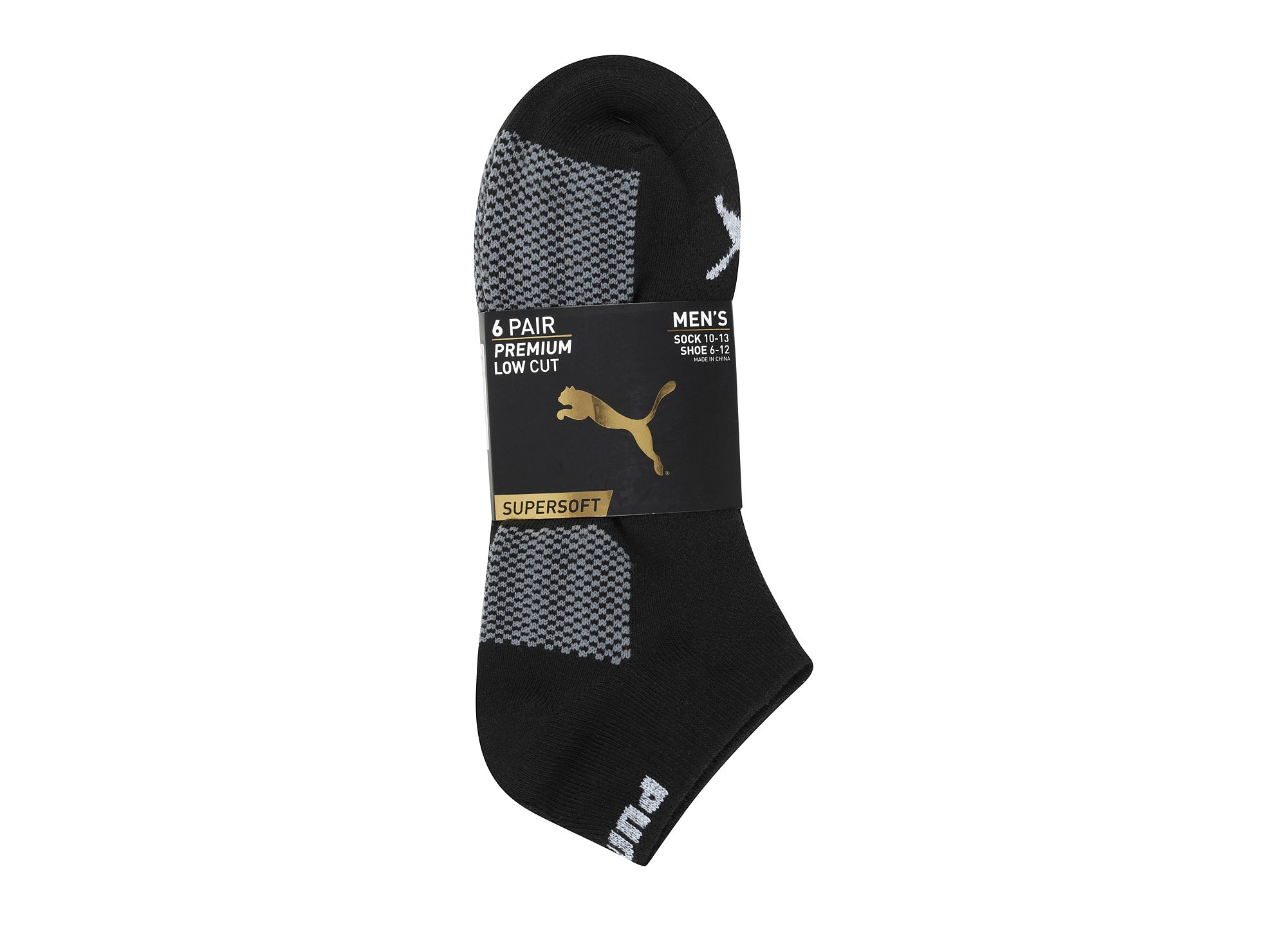 116010-01-Puma6pairesdebaspourhommes-02-116010-01-PUMA | 6 pairs of socks for men-Men's Socks | Accessories-Puma-Yellow Shoes